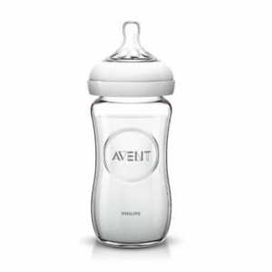 BIBERON EN VERRE NATURAL- PHILIPS AVENT MAROC