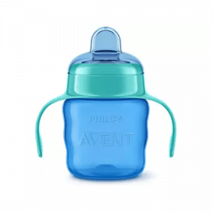 TASSE BLEU AVEC ANSES VERT 200ML 6M+ GARÇON – AVENT MAROC