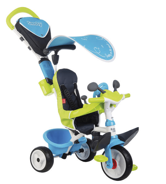 TRICYCLE BABY DRIVER PLUS BLEU - SMOBY - King Jouet Maroc