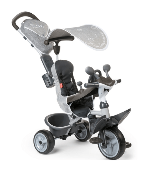 TRICYCLE BABY DRIVER CONFORT GRIS – SMOBY MAROC 