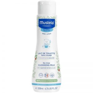 LAIT DE TOILETTE BIO SANS RINÇAGE 200ML-MUSTELA MAROC