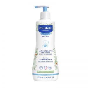 LAIT DE TOILETTE SANS RINÇAGE 500ML -MUSTELA MAROC